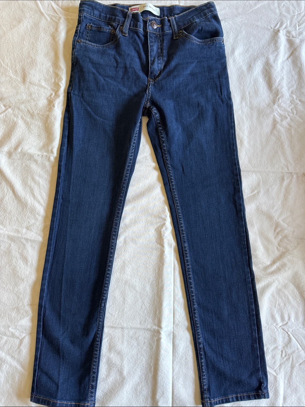 Levi's 510 Boys Dark Blue Denim Skinny Jeans
